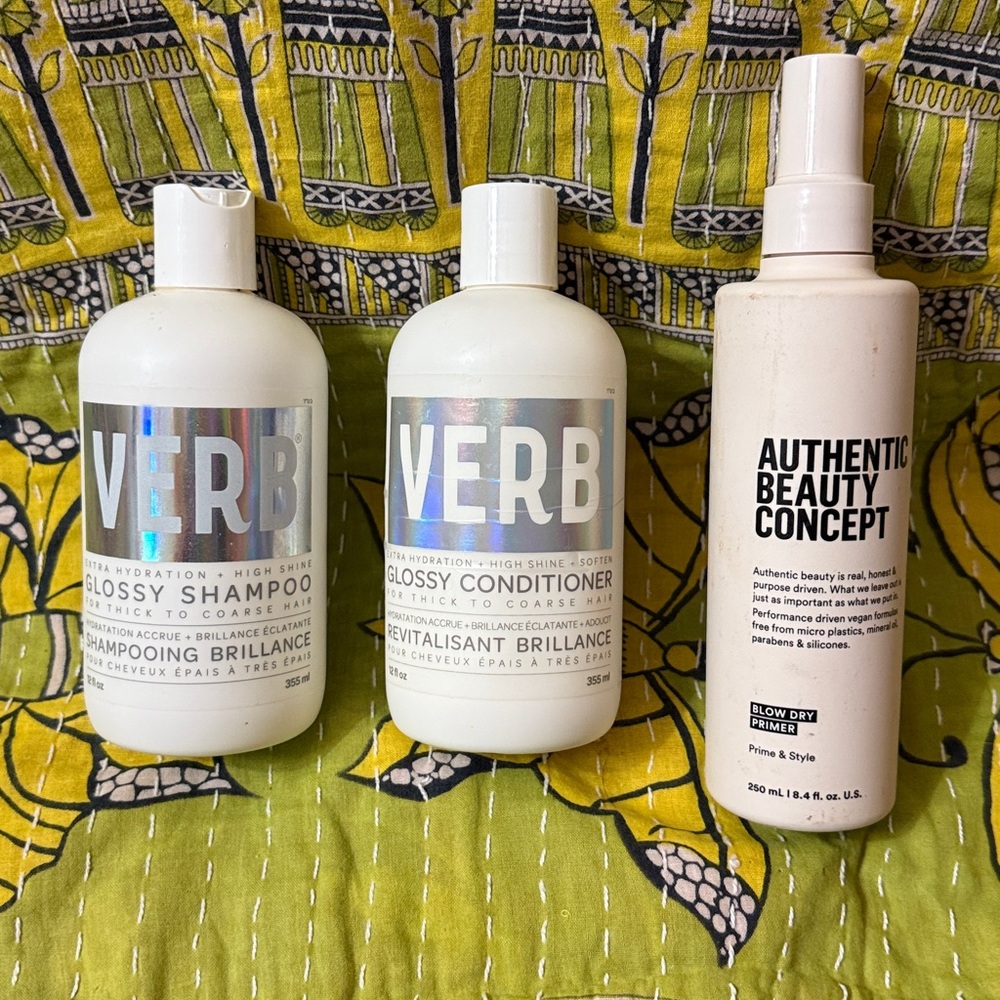 VERB Glossy Shampoo & Glossy Conditioner, Authentic Beauty Concept Primer